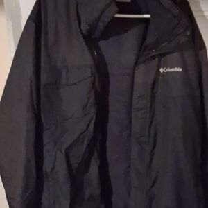 Columbia Men's Dark Raincoat